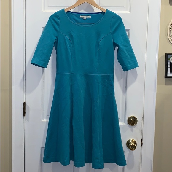 Boden Dresses & Skirts - BODEN teal dress SPRING 6R amazing fabric F